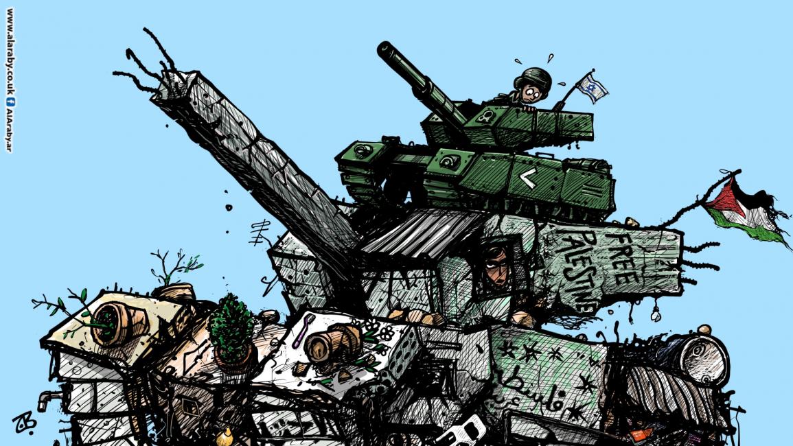 كاريكاتير المقاومة الفلسطينية / حجاج