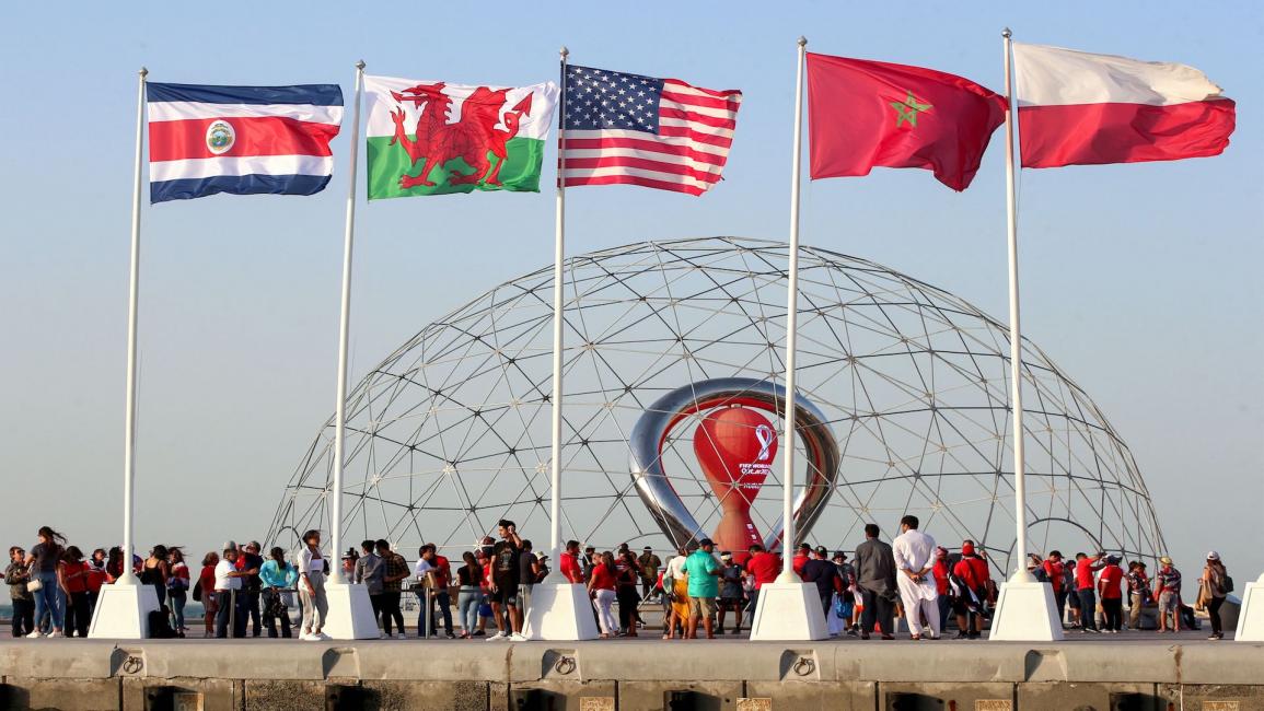 مجسم لكأس العالم في الدوحة