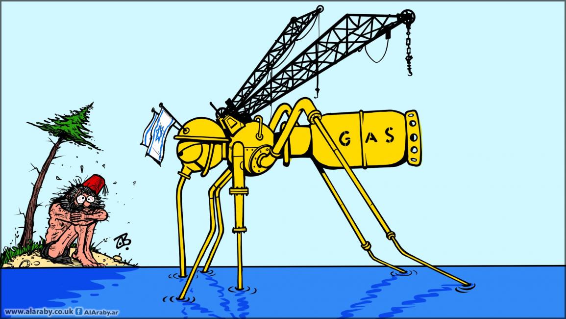 كاريكاتير الغاز الاسرائيلي / حجاج