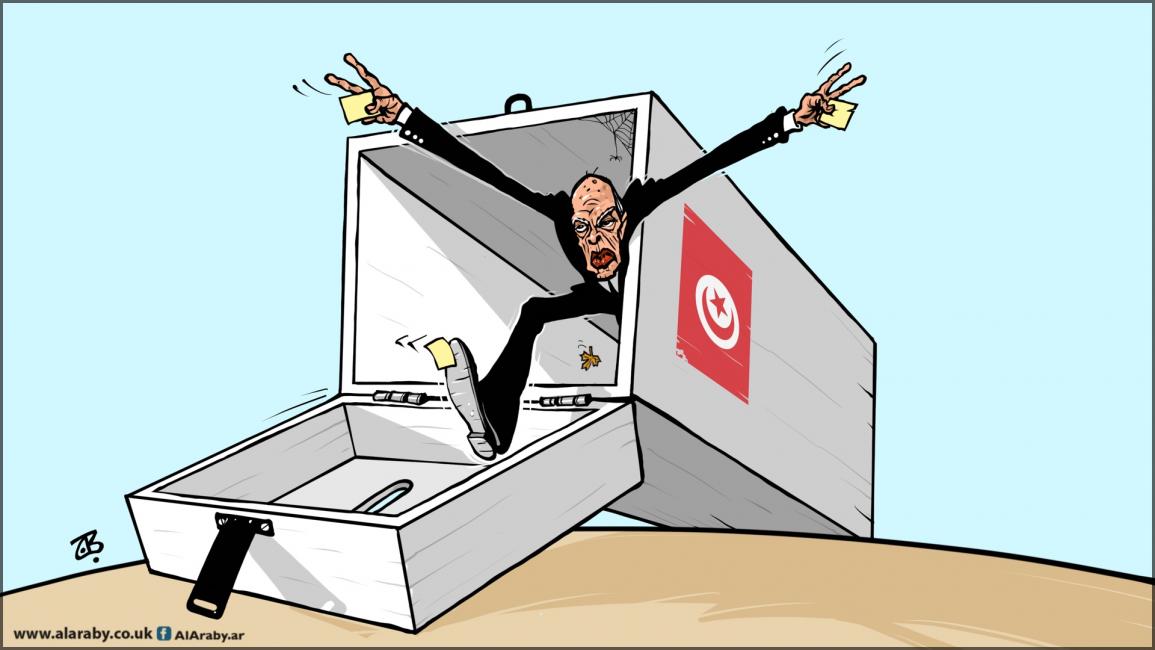 كاريكاتير غ ج ن استفتاء قيس سعيد / حجاج