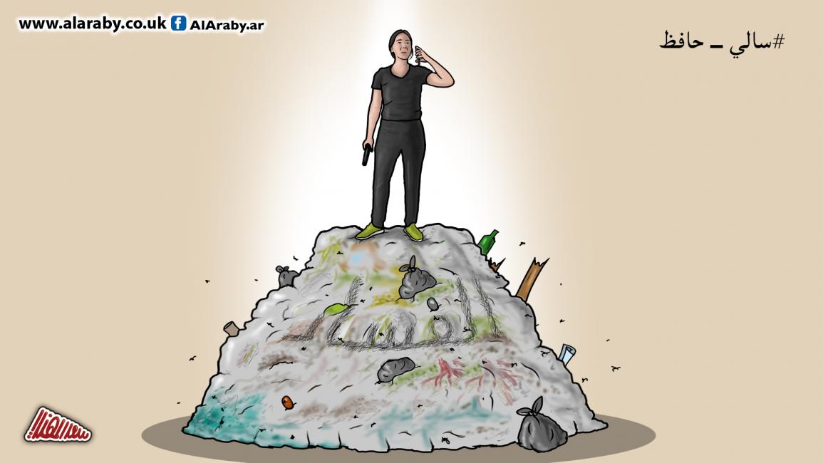 كاريكاتير سالي حافظ / المهندي 