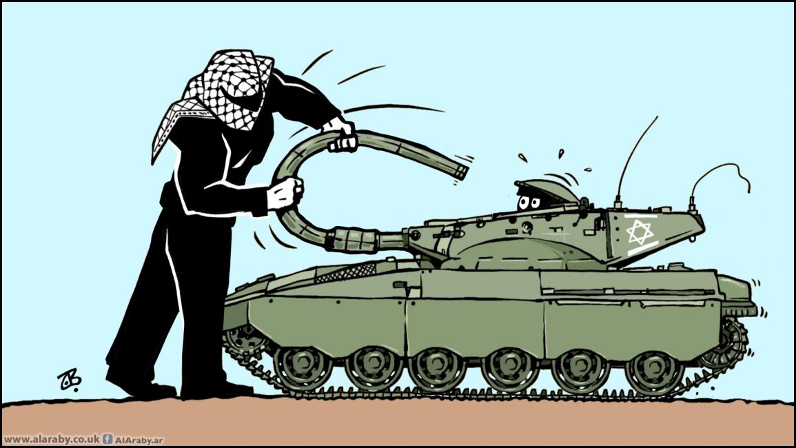 كاريكاتير المقاومة الفلسطينية / حجاج
