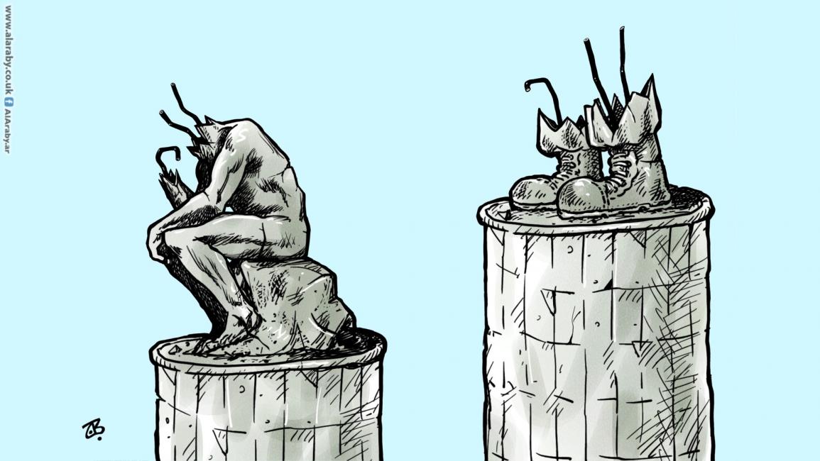 كاريكاتير ٢٠ عاما على غزو العراق / حجاج