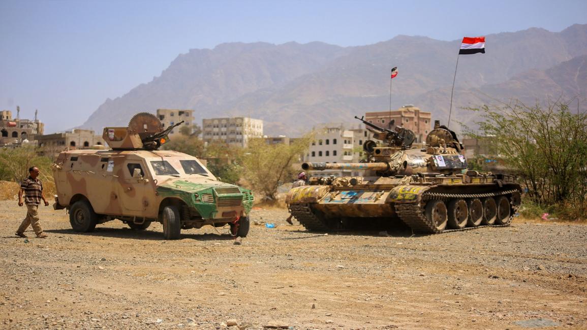 اليمن/الجيش اليمني معارك تعز/سياسة/أحمد الباشا/فرانس برس
