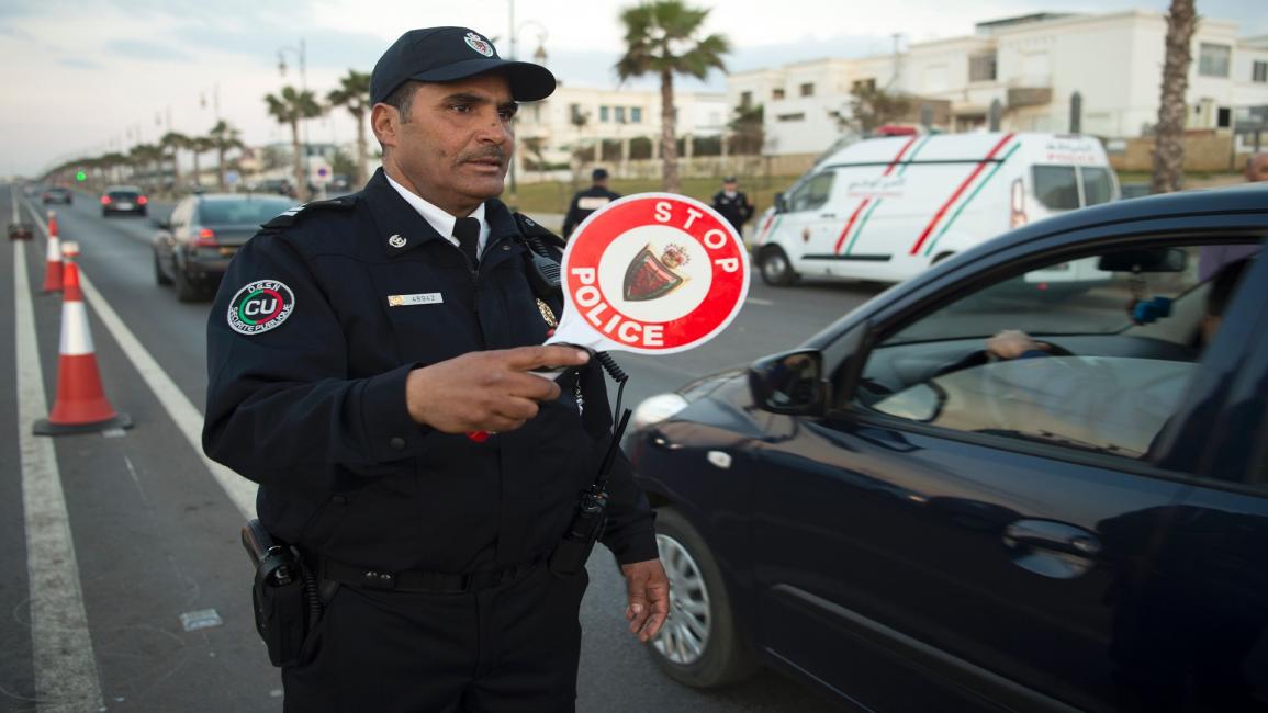 شرطي سير في المغرب (فاضل سنة/فرانس برس)