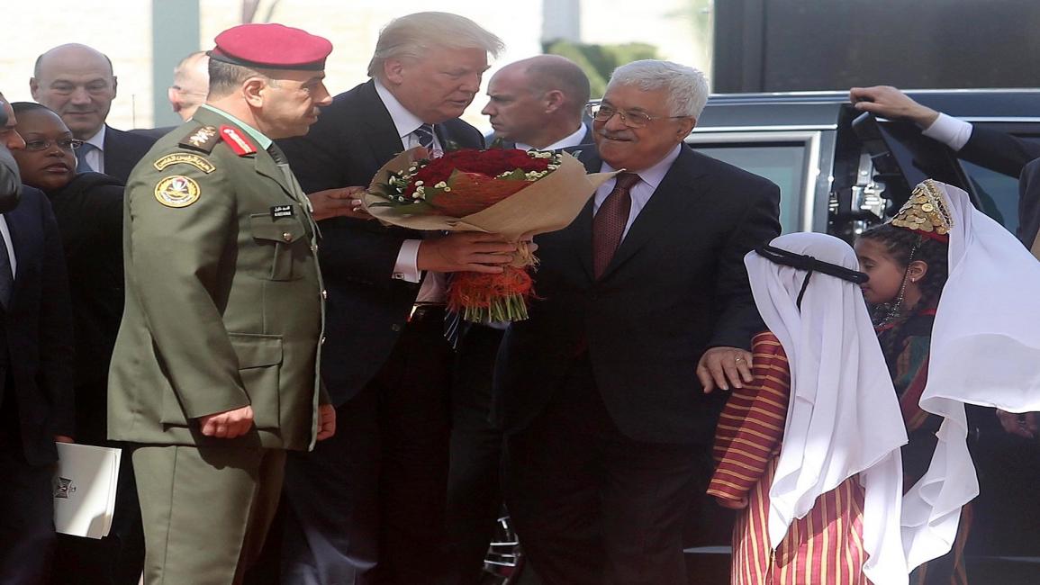 فلسطين/دونالد ترامب ومحمود عباس/سياسة/عصام ريماوي/الأناضول