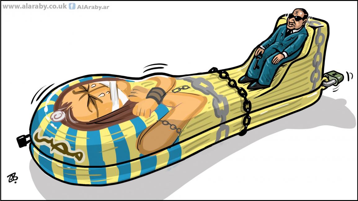 كاريكاتير السيسي ومصر / حجاج