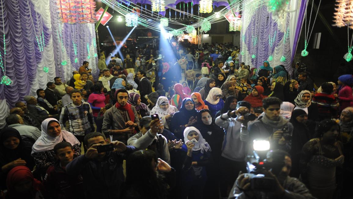 حفل زفاف شعبي في مصر (أرشيف GETTY)