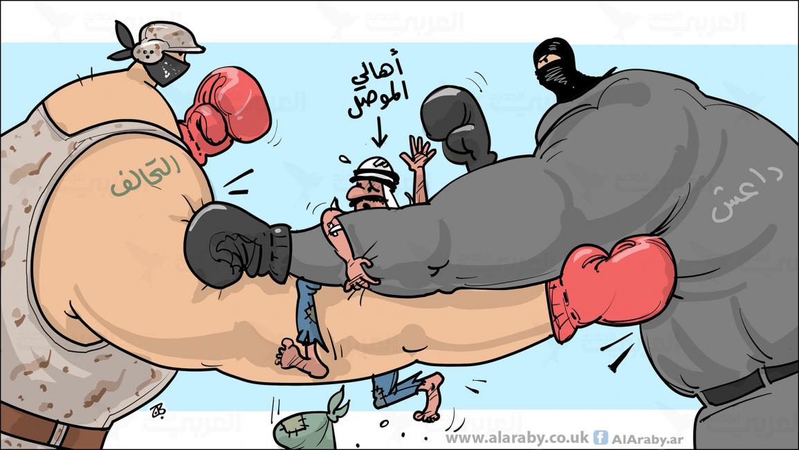 كاريكاتير داعش والحشد / حجاج