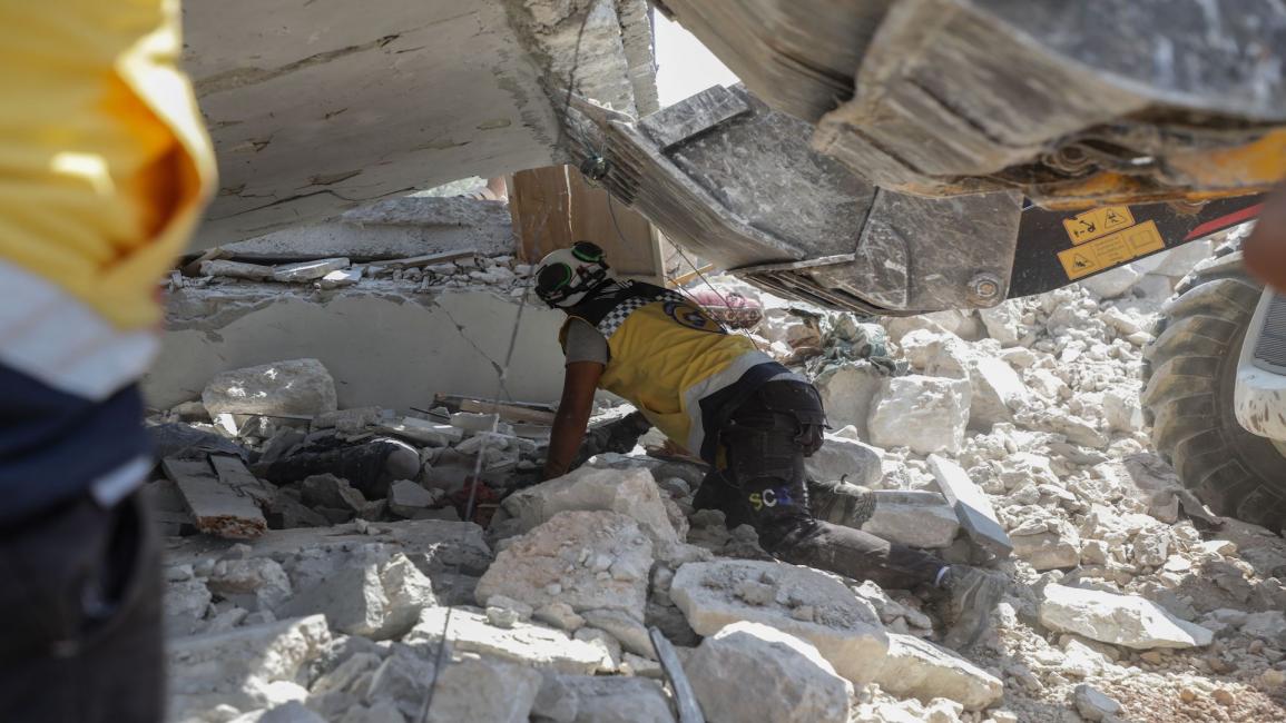 قصف إدلب ABDULLAH HAMMAM/AFP