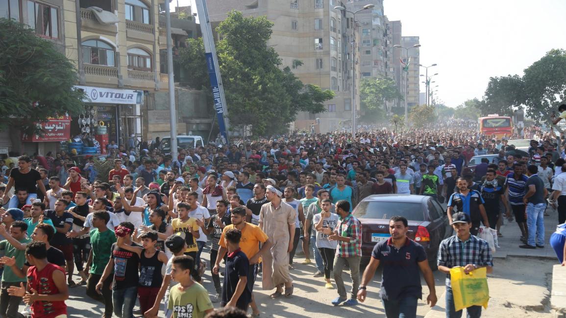 مصر/سياسة/احتجاجات الوراق/(إبراهيم رمضان/الأناضول)
