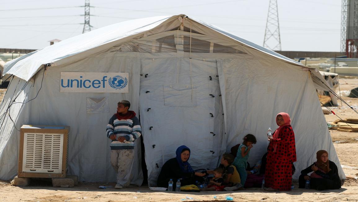 مخيمات النازحين في العراق (أحمد الربعي GETTY)