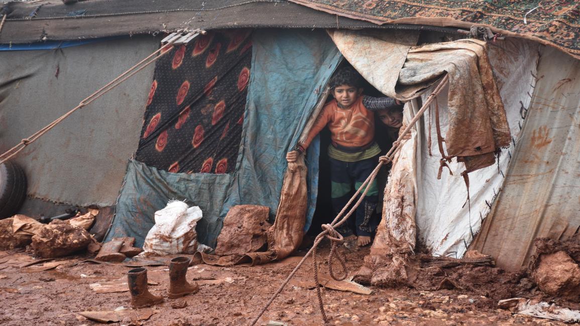 مخيم الإحسان في إدلب- الأناضول