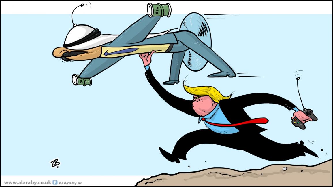 كاريكاتير ترامب والحرب / حجاج 