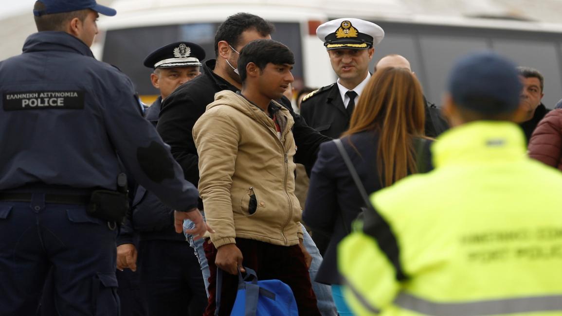 إبعاد 45 مهاجرا باكستانيا من اليونان إلى تركيا (GETTY)
