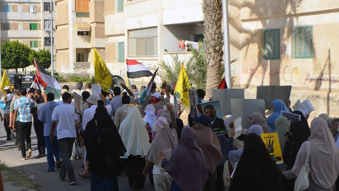 مظاهرات في الإسكندرية للتنديد بالانقلاب العسكري والتطبيع مع إسرائيل