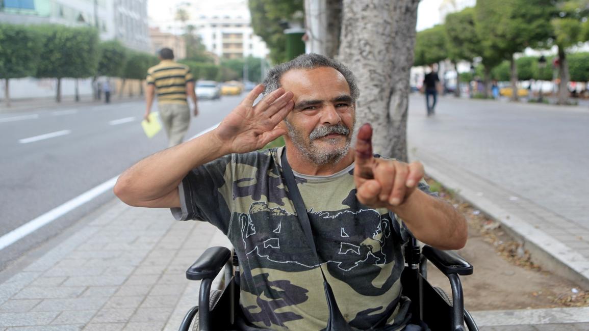 شخص ذو إعاقة في تونس- الأناضول