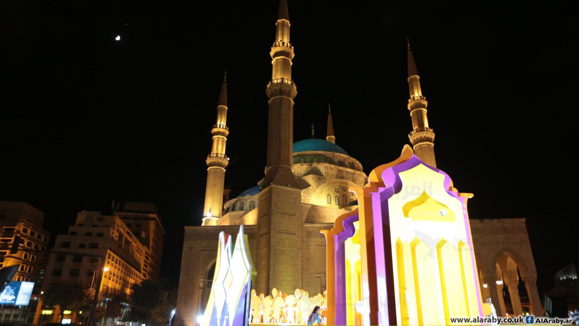 زينة رمضان في وسط بيروت - لبنان - مجتمع