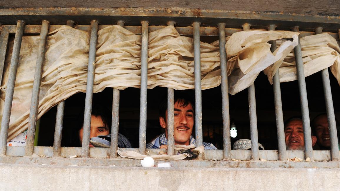 سجن الشرخي أكبر السجون في كابول(مسعود حسيني/فرانس برس)