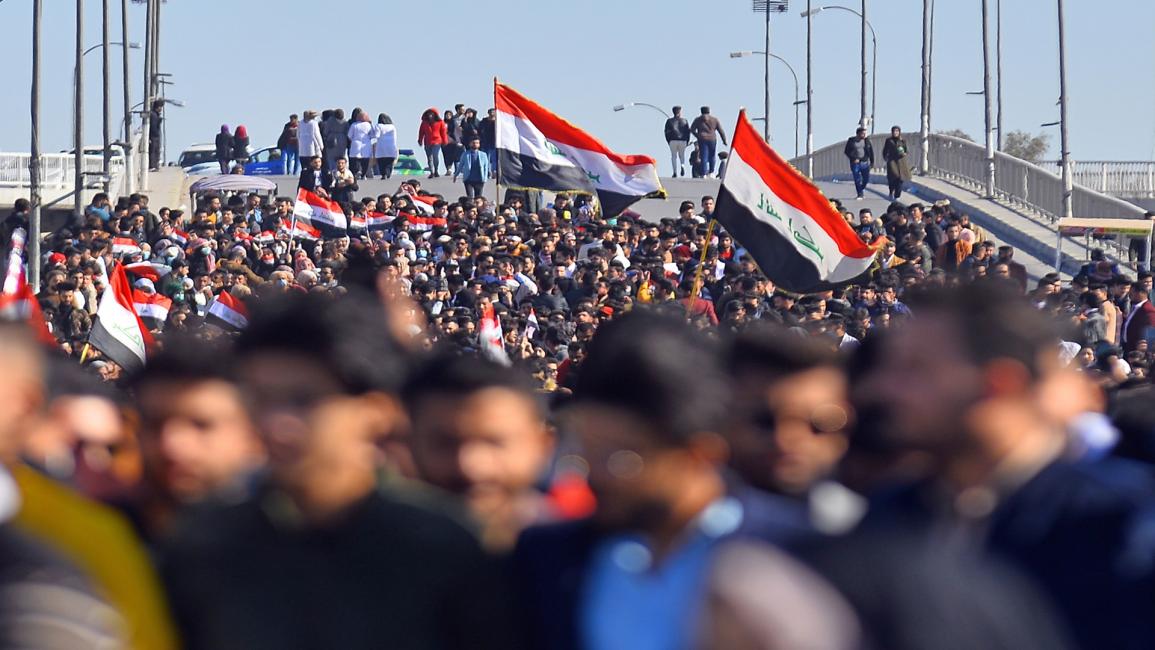 تظاهرات العراق-سياسة-حيدر حمداني/فرانس برس