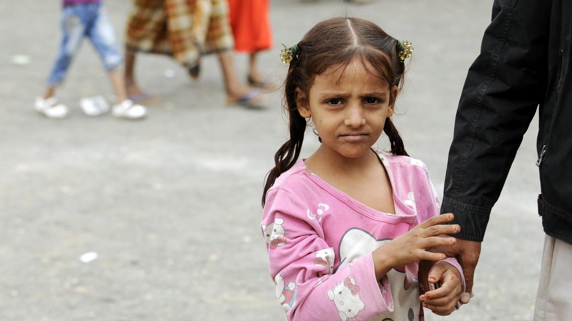فتاة يمنية مهجرة في الحديدة - اليمن - مجتمع