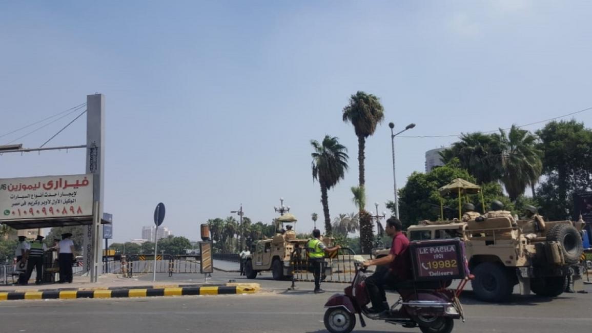 الأمن المصري/ إغلاق الطرق/ ميدان التحرير (الأناضول)