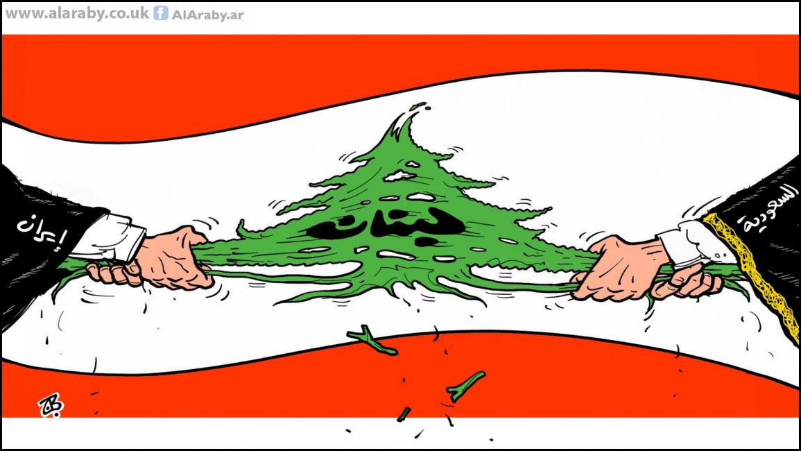 كاريكاتير لبنان السعودية / حجاج