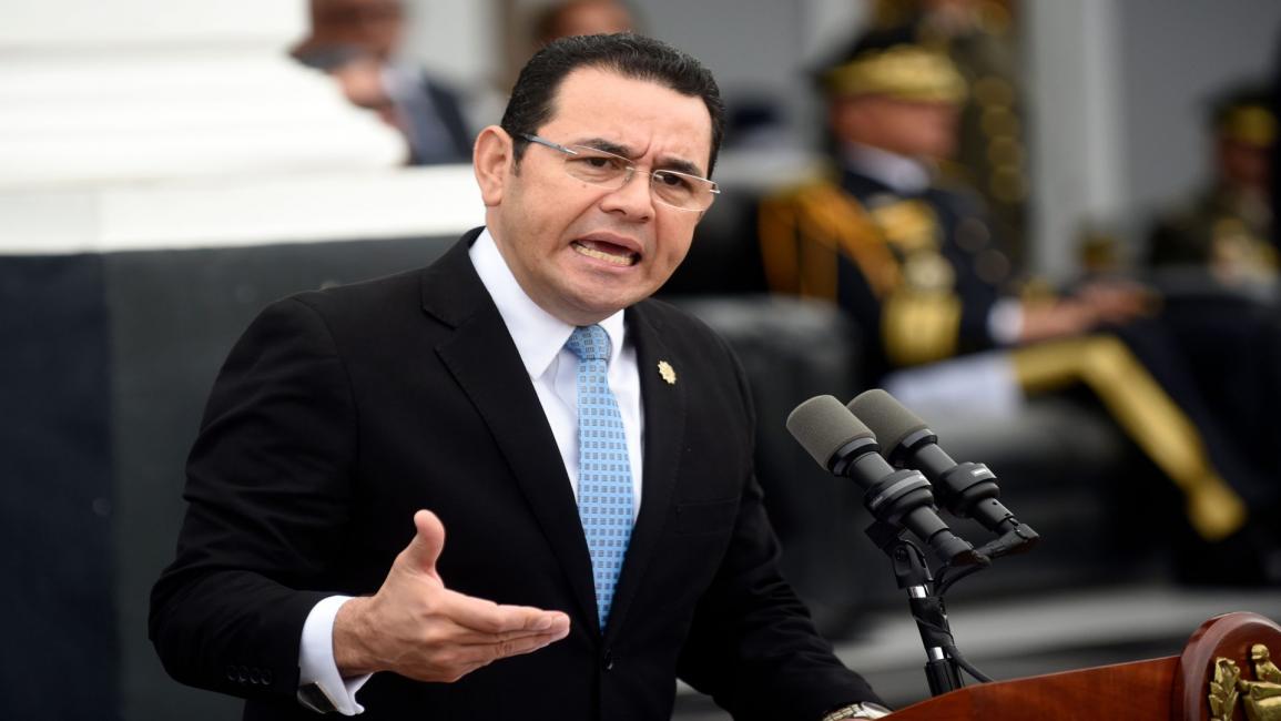 غواتيمالا/سياسة/جيمي موراليس/(جوهان أوردونيز/فرانس برس)