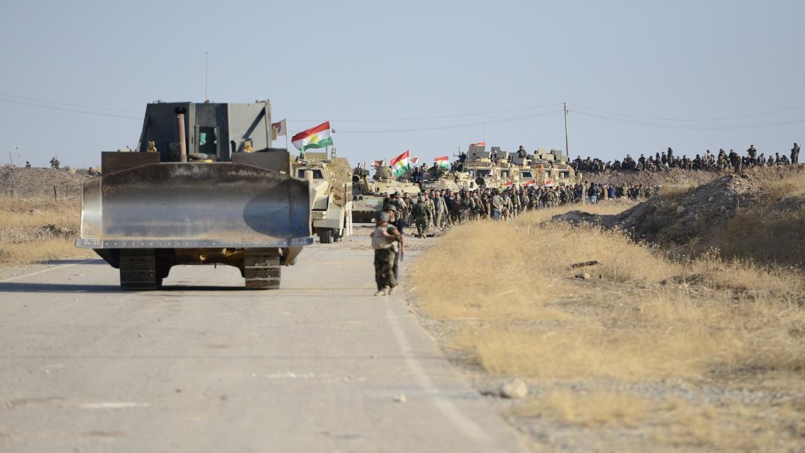 قوات كردية حول الموصل