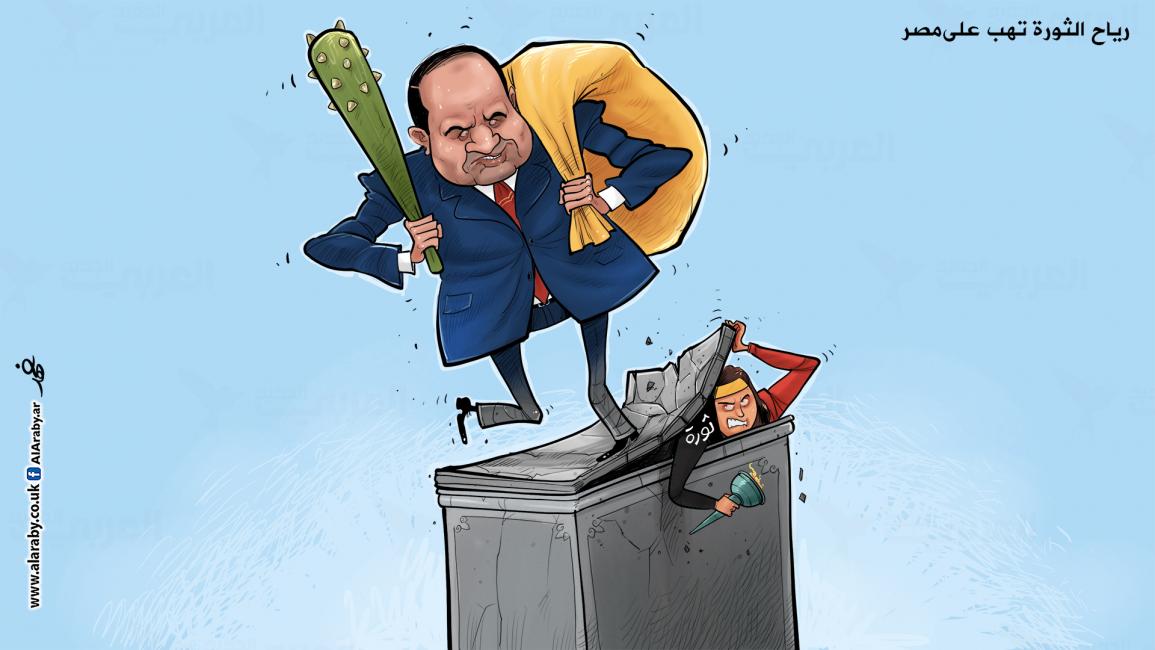 كاريكاتير ثورة مصر / فهد