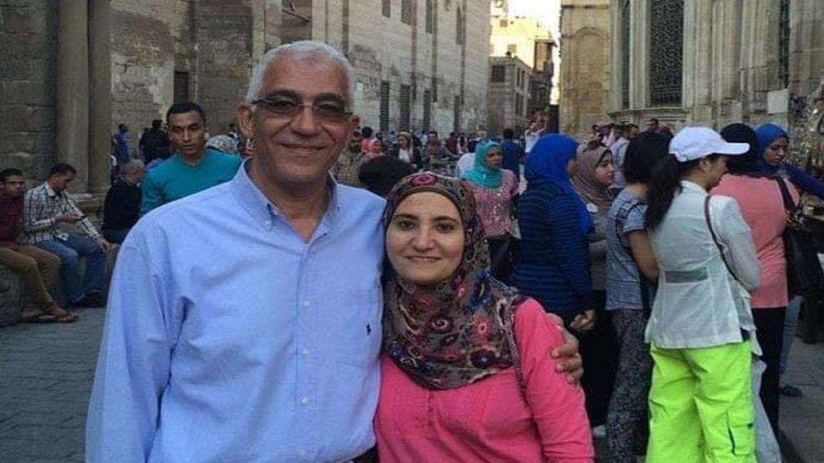 حسام خلف وعلا القرضاوي معتقلان في مصر (تويتر)