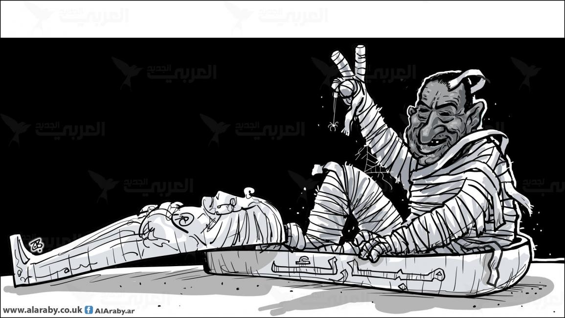كاريكاتير مبارك