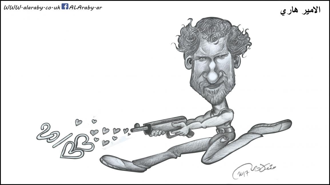 كاريكاتير الامير هاري / مندلاوي