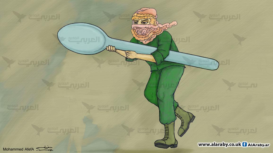 كاريكاتير الاسرى ابو عفيفة
