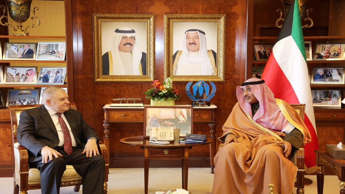 وزير الخارجية الكويتي مع المبعوث الأميركي- تويتر