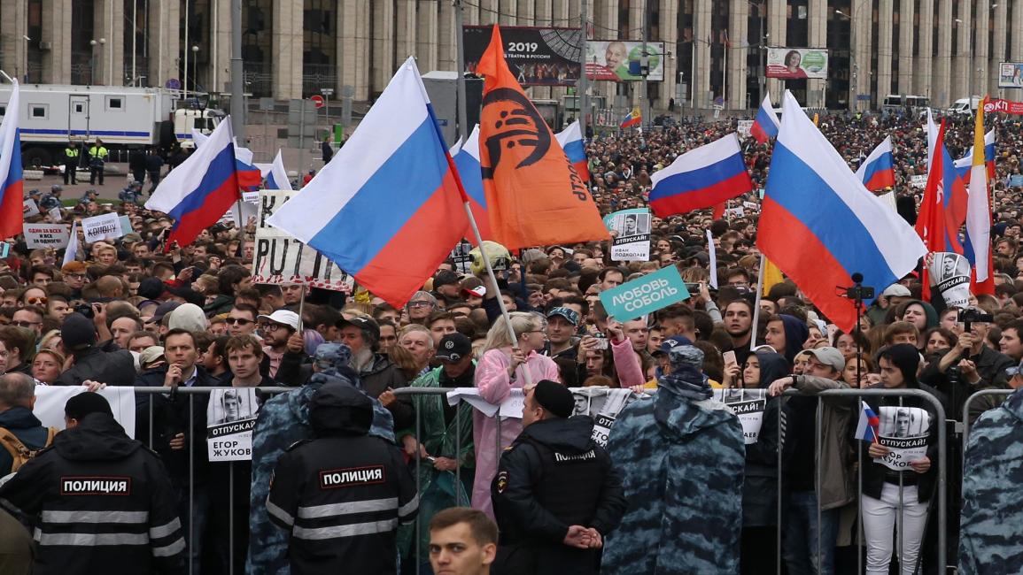 تظاهرة روسية-سياسة-Getty