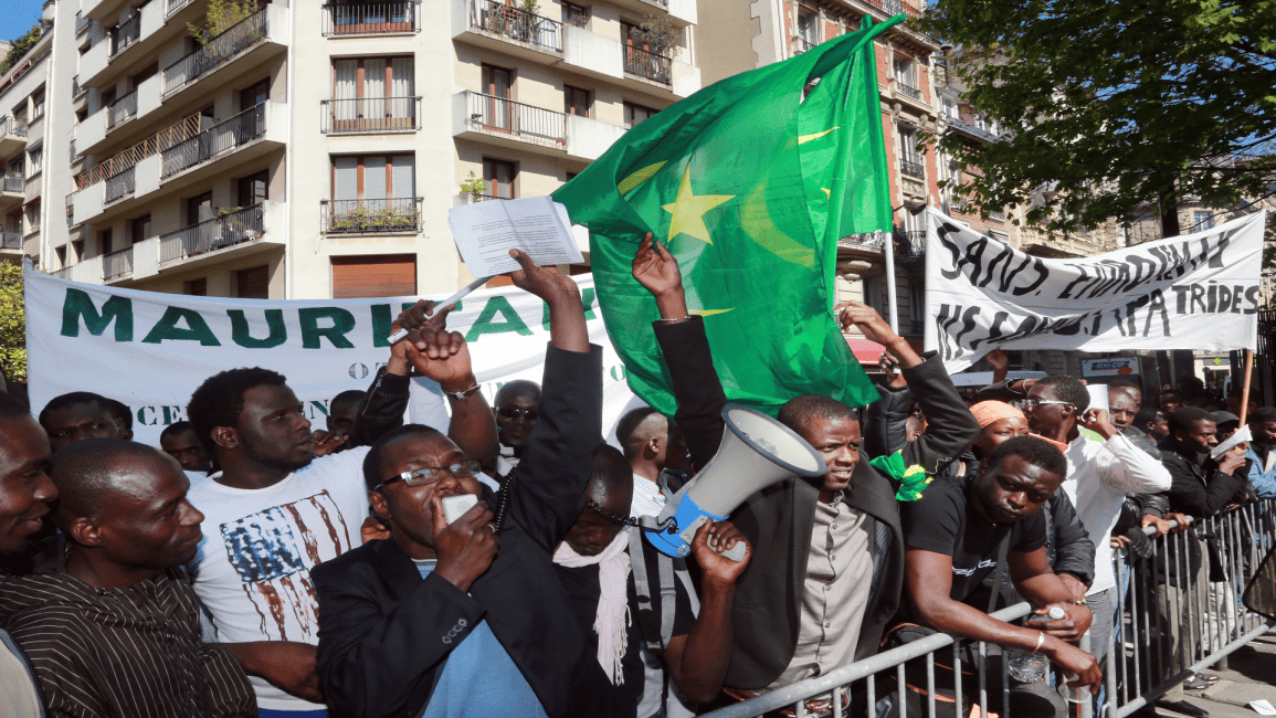 مسيرة للطلاب الموريتانيين في فرنسا