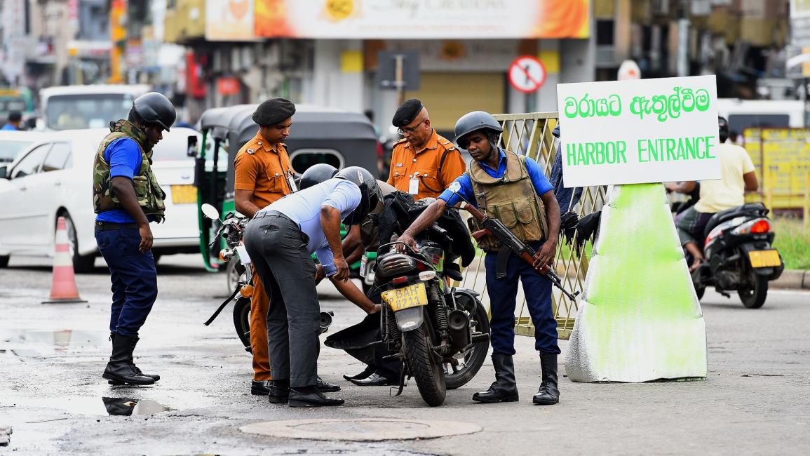 تشديد الإجراءات الأمنية في سريلانكا (إيشارا كوديكارا/فرانس برس)