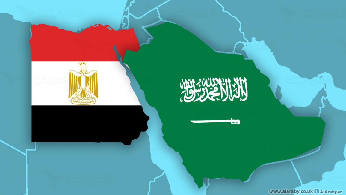 خريطتي مصر والسعودية
