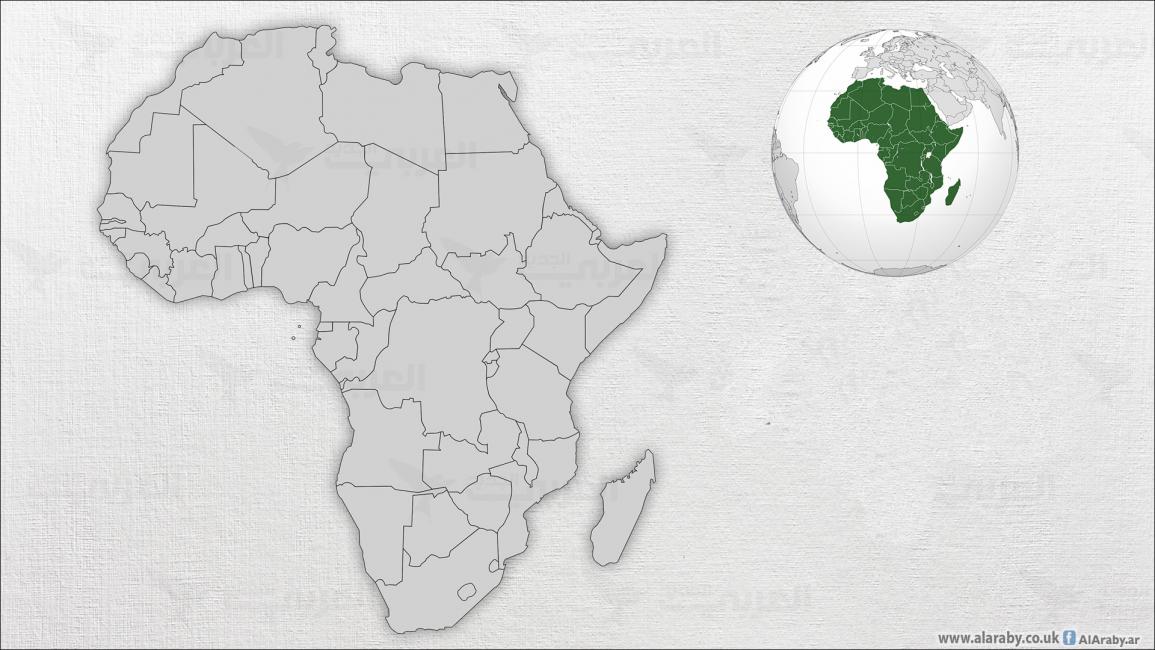 خارطة أفريقيا 
