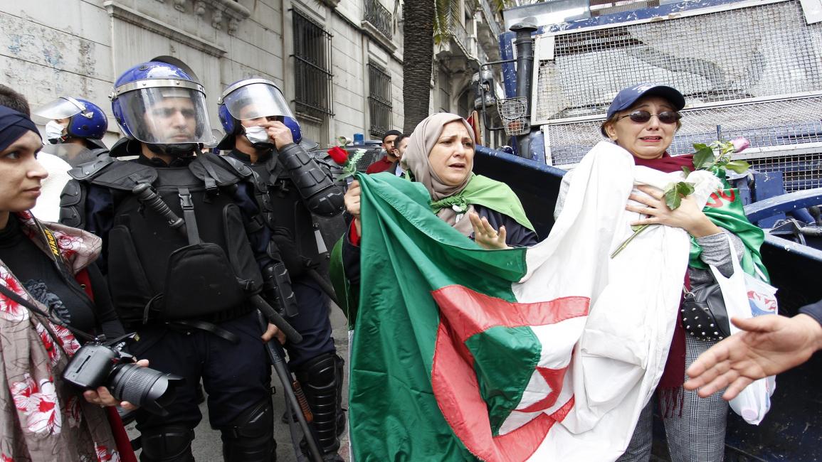 مظاهرات الجزائر ضد العهدة الخامسة (غيتي)