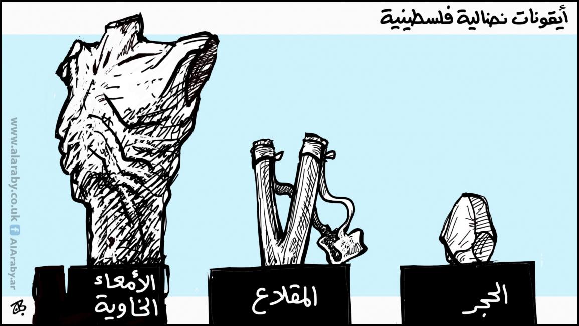كاريكاتير ايقونات فلسطين / حجاج