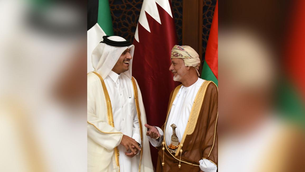 وزير خارجية قطر ونظيره العماني(Getty)