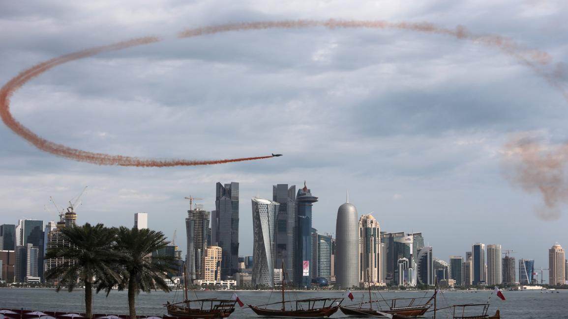 قطر/سياسة/أجواء الدوحة/(كريم جعفر/فرانس برس)