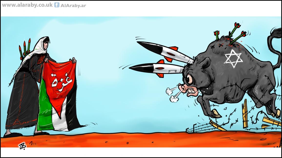 كاريكاتير غزة والاحتلال / حجاج