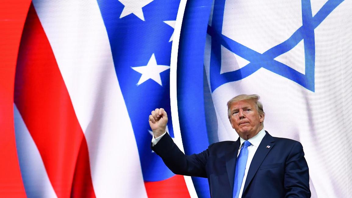 دونالد ترامب بالقمة الوطنية للمجلس الأميركي الإسرائيلي-سياسة-ماندل نغان/فرانس برس