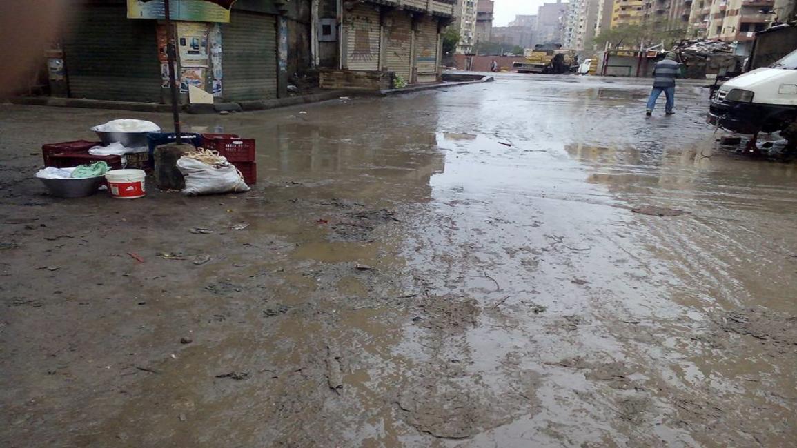 مصر- مجتمع- الأمطار في القاهرة- 27-1-2016