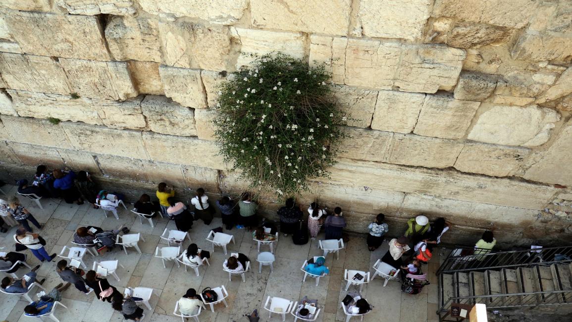حائط البراق في القدس المحتلة (توماس كوكس/فرانس برس)