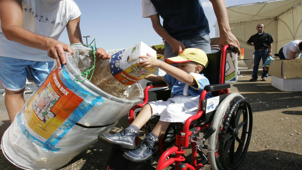طفل أردني ذو إعاقة - فرانس برس