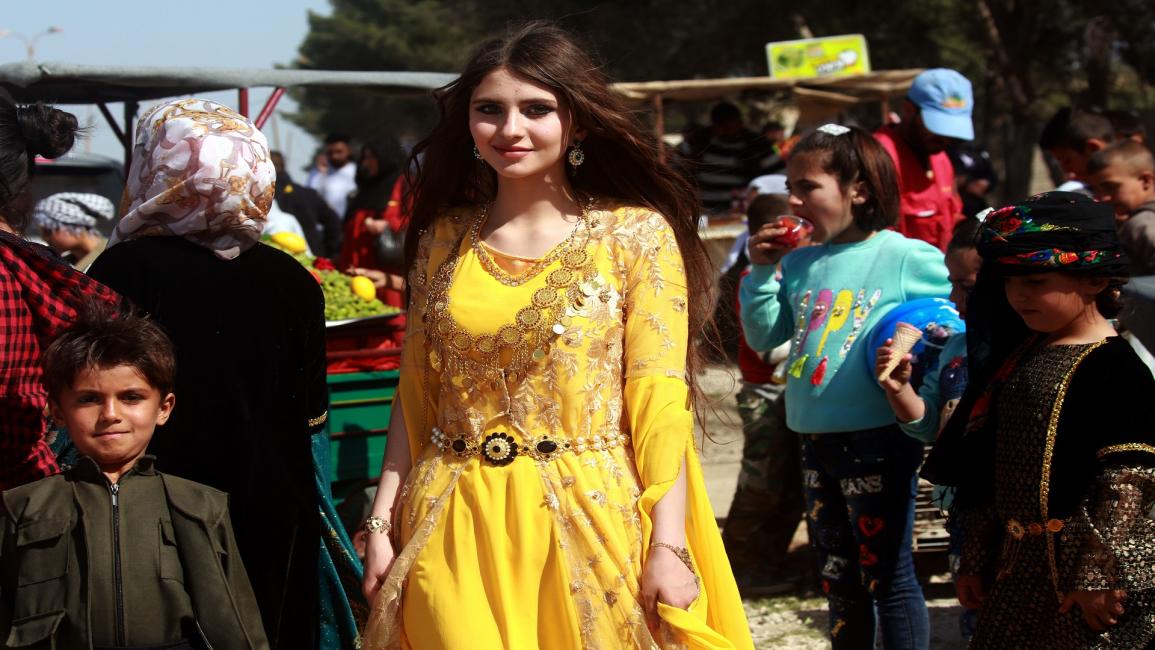 يحتفل أكراد سورية بعيد النوروز منذ قرون (فرانس برس)
